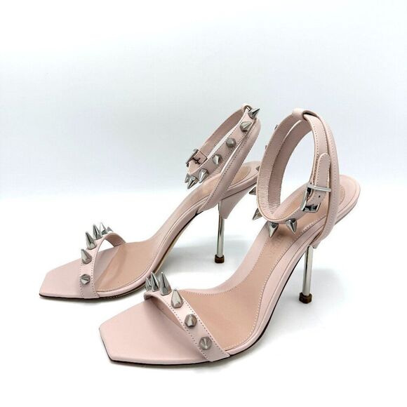 Alexander McQueen Studded Heels Sz 39.5 - Picture 3 of 5